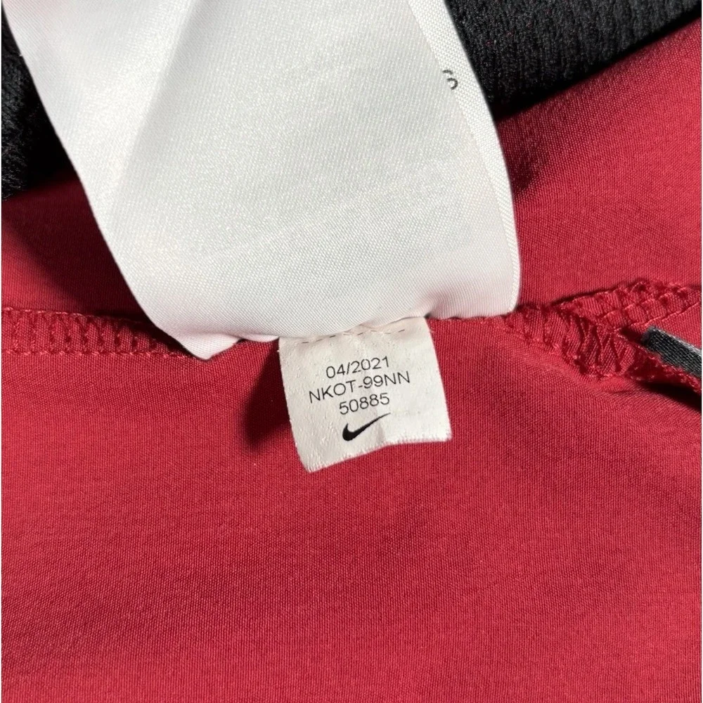 Nike Arizona Cardinals 1/4 Zip Pullover Mens M Red Logo Performance NFL On Field
